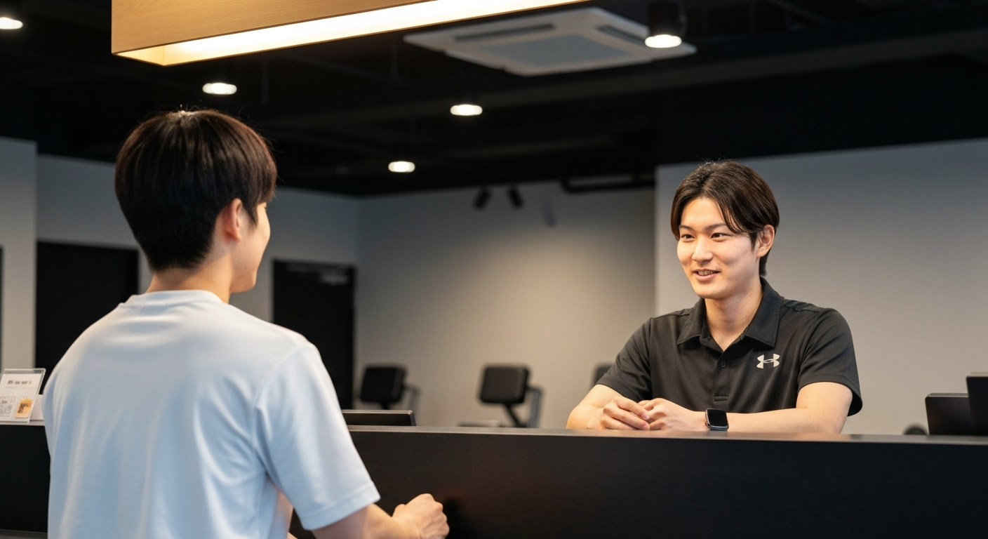 AUN'S GYM 新潟赤道店 スタッフとのコミュニケーション